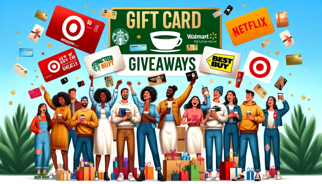 Exclusive Gift Card Giveaways: Your Opportunity to Win with Top Brands!