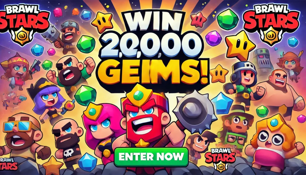 Supercharge Your Brawl Stars Experience – Win 2,000 Gems!